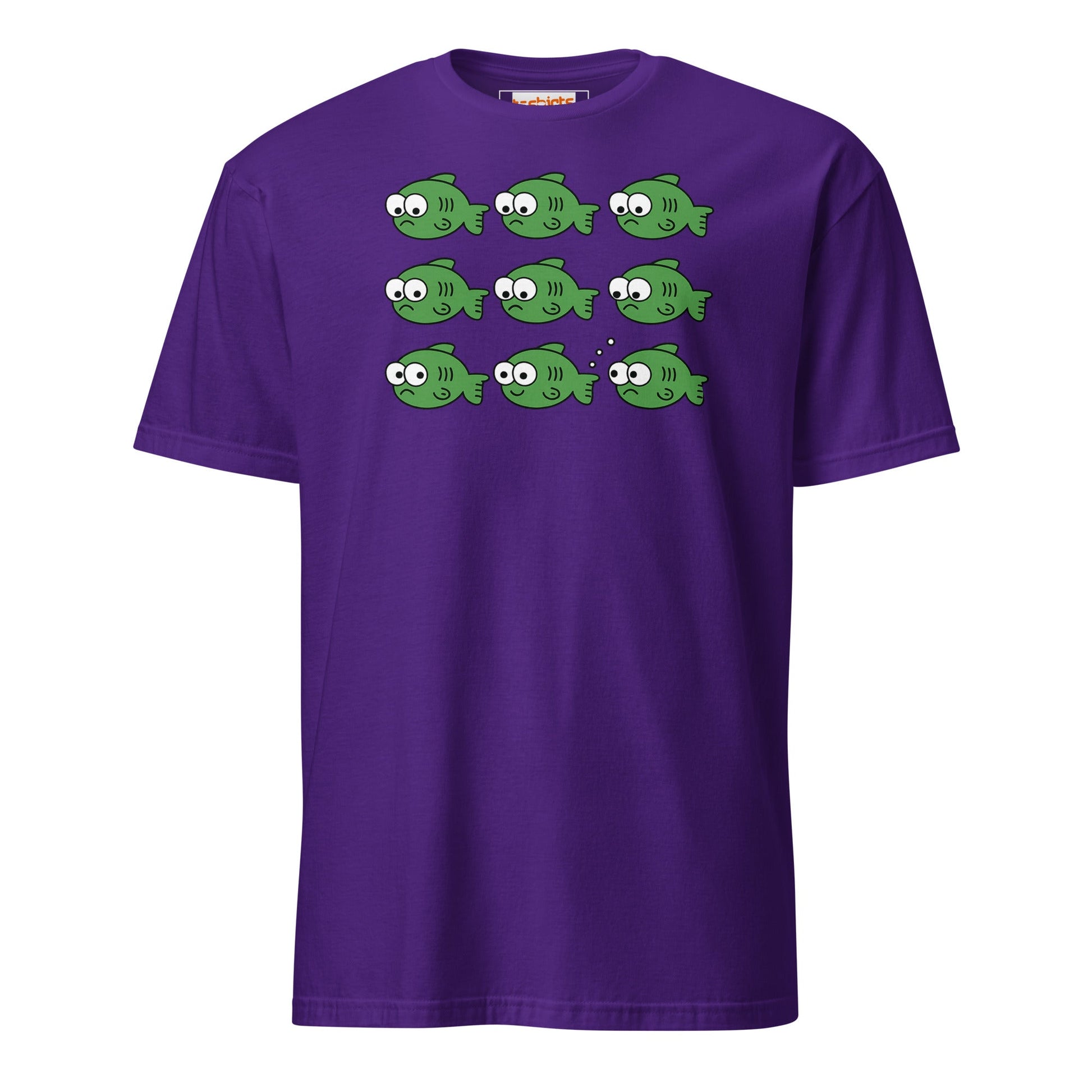 Fish Fart T-Shirt | Funny Aquatic Tee - Purple - T-Shirts Online