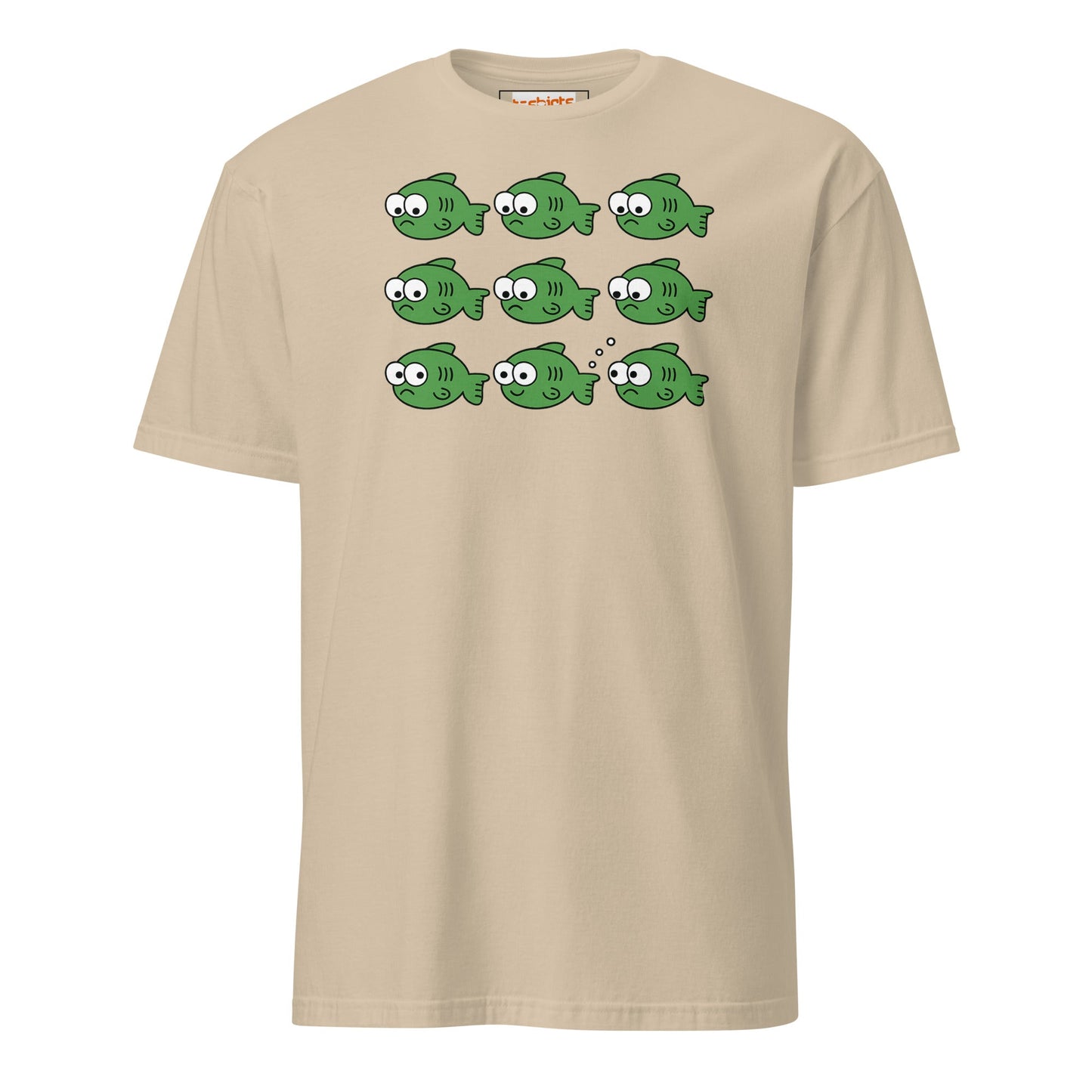 Fish Fart T-Shirt | Funny Aquatic Tee - Sand - T-Shirts Online