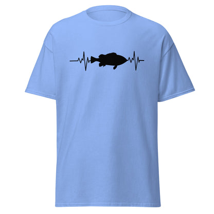 Fishing Heartbeat | Fishing T-Shirt - Carolina Blue - T-Shirts Online
