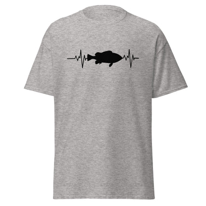 Fishing Heartbeat | Fishing T-Shirt - Sport Grey - T-Shirts Online