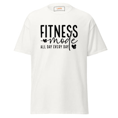 Fitness Mode | Gym T-Shirt - White - T-Shirts Online