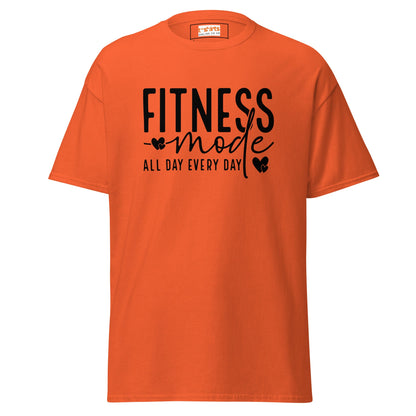 Fitness Mode | Gym T-Shirt - Orange - T-Shirts Online