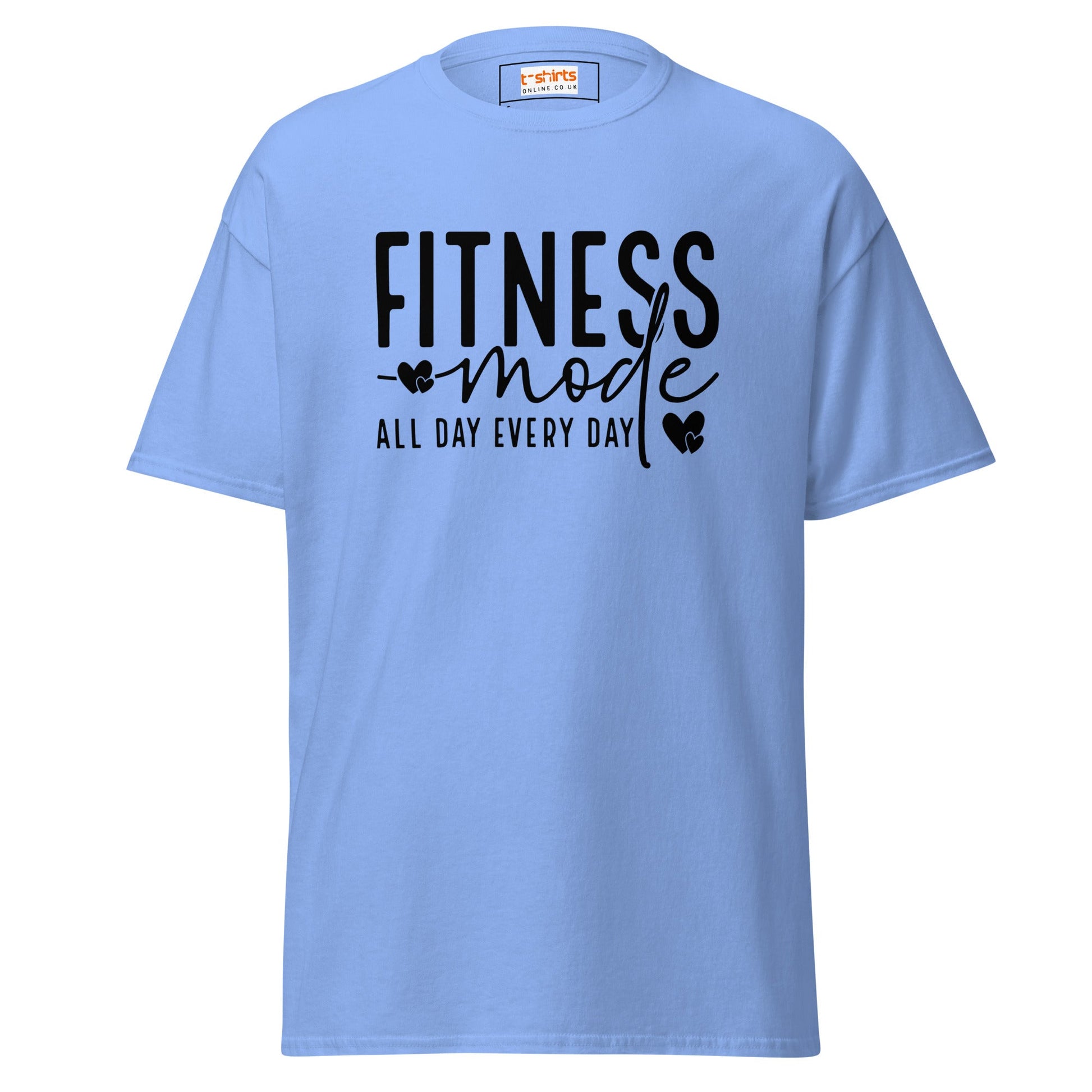 Fitness Mode | Gym T-Shirt - Carolina Blue - T-Shirts Online