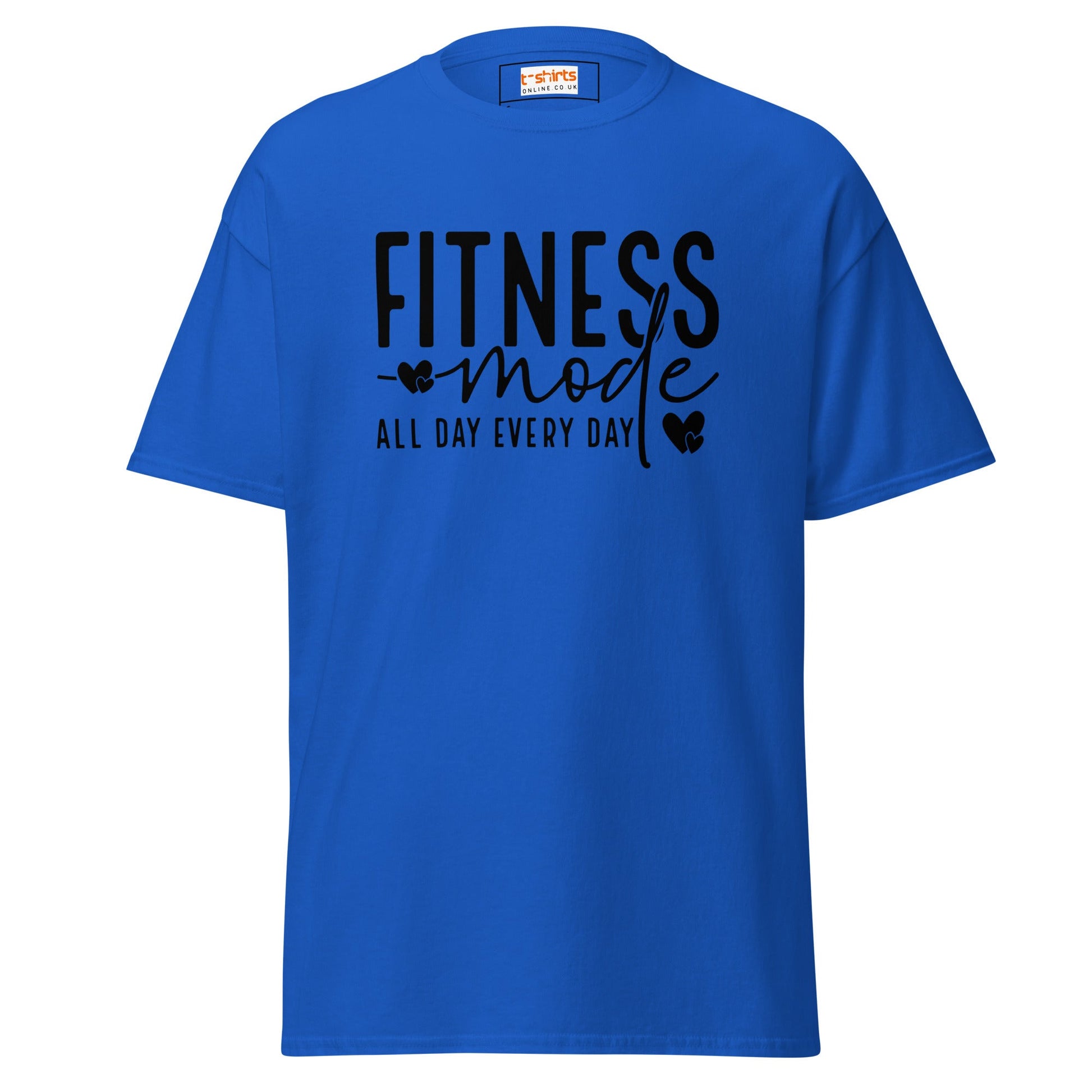 Fitness Mode | Gym T-Shirt - Royal - T-Shirts Online