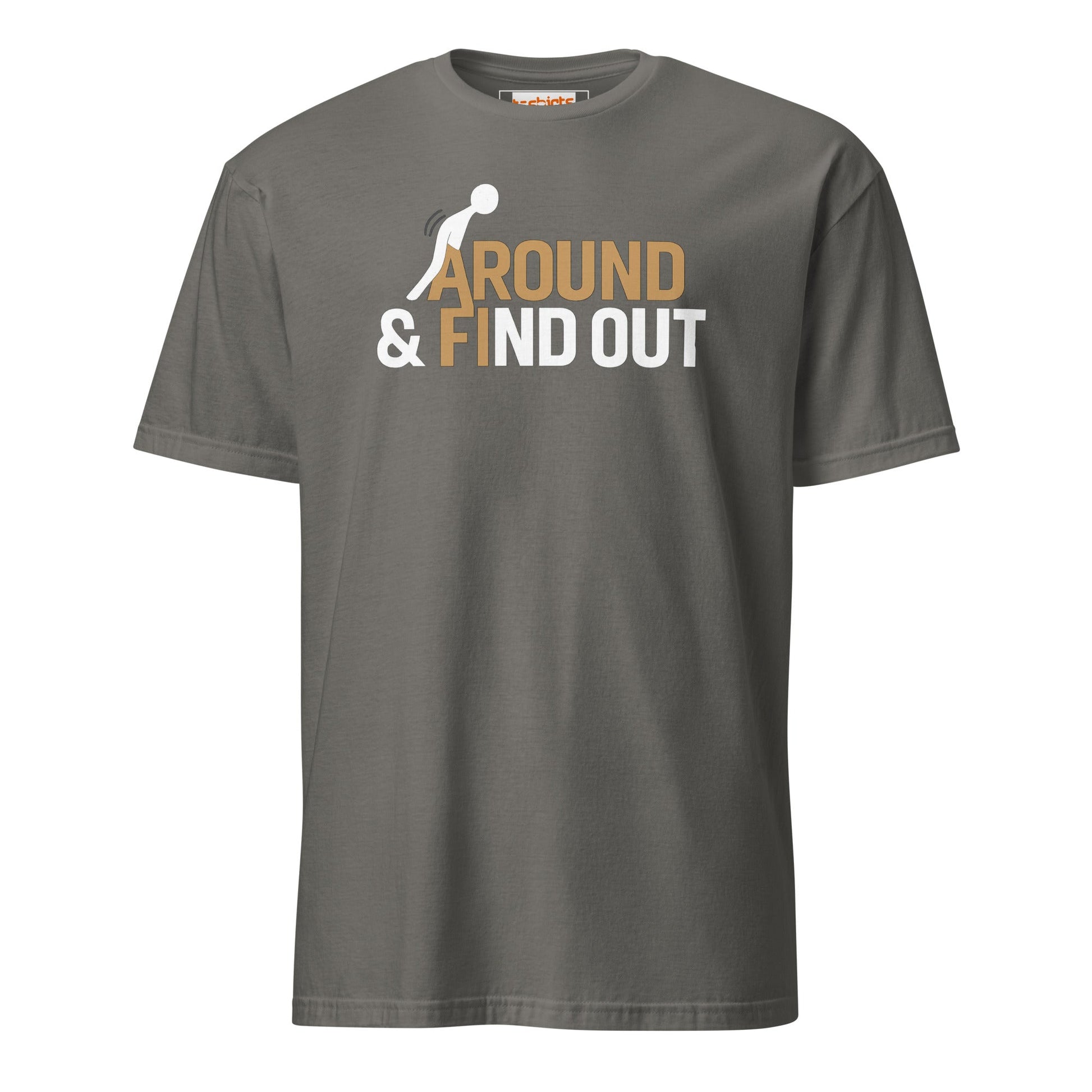 Fk Around and Find Out T-Shirt | Bold Humor Tee - Charcoal - T-Shirts Online