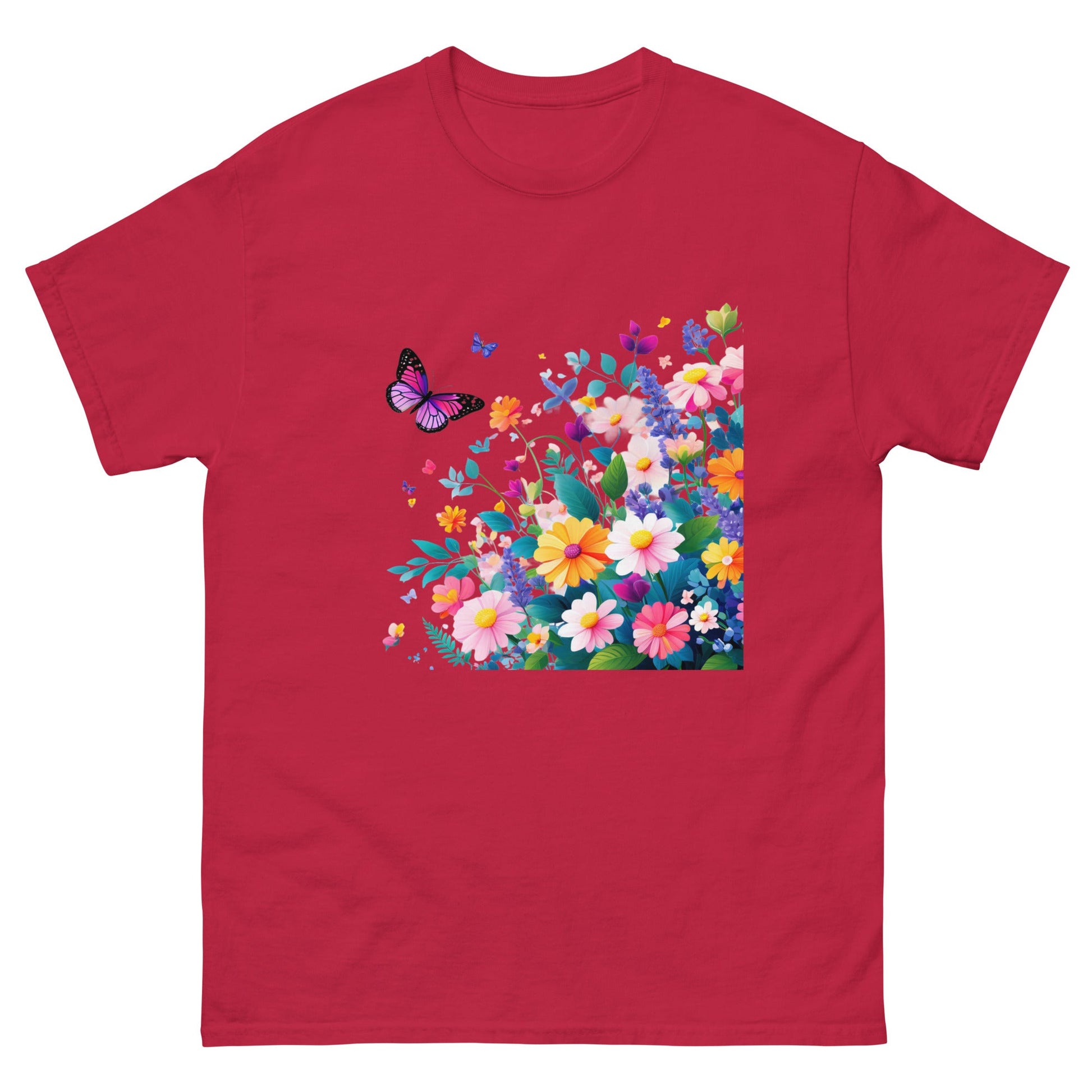 Flowers | Mother's Day T-Shirt - Cardinal - T-Shirts Online
