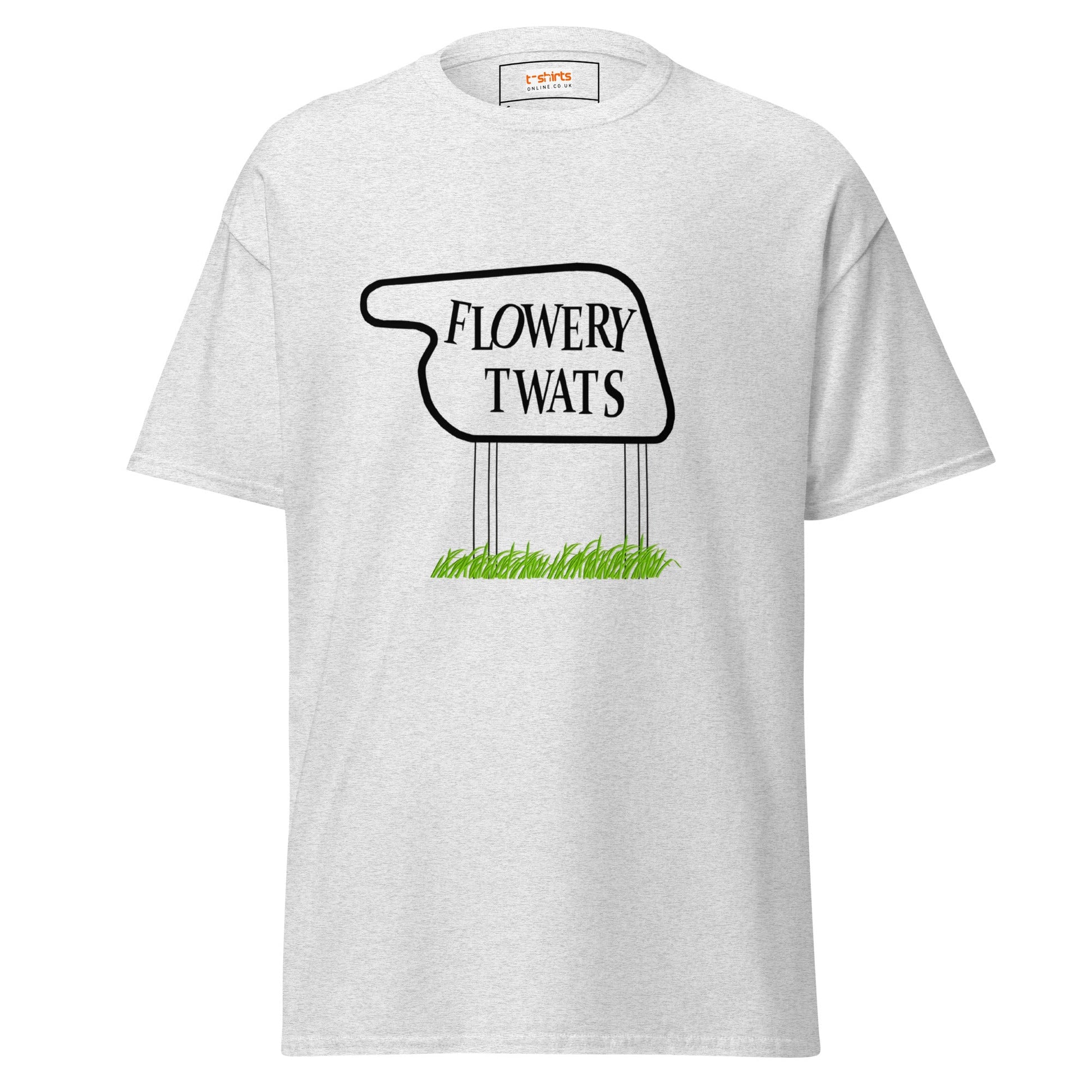 Flowery Tw#ts | Fawlty Towers T-Shirt - Ash - T-Shirts Online