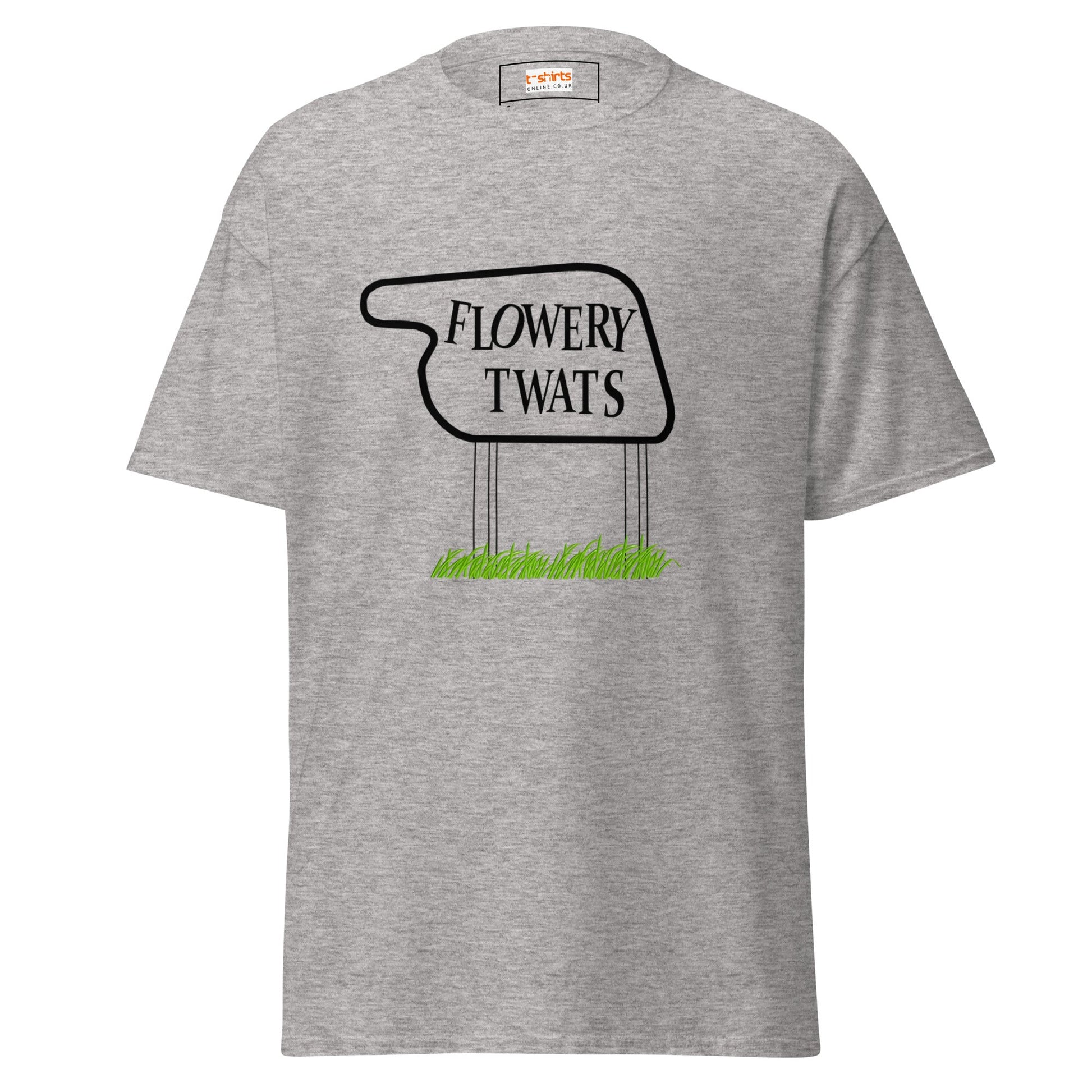 Flowery Tw#ts | Fawlty Towers T-Shirt - Sport Grey - T-Shirts Online
