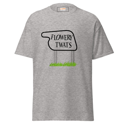 Flowery Tw#ts | Fawlty Towers T-Shirt - Sport Grey - T-Shirts Online