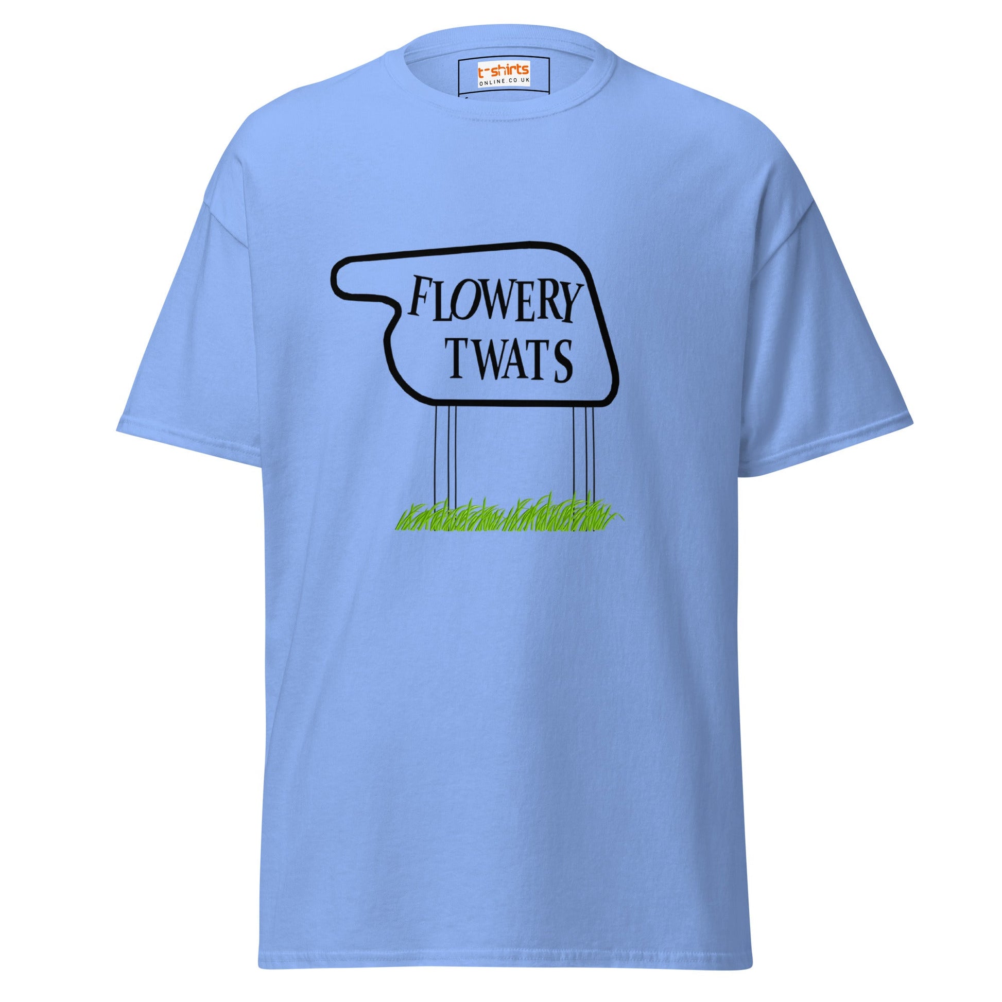 Flowery Tw#ts | Fawlty Towers T-Shirt - Carolina Blue - T-Shirts Online