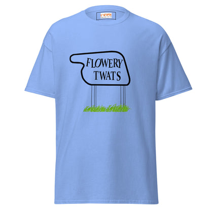 Flowery Tw#ts | Fawlty Towers T-Shirt - Carolina Blue - T-Shirts Online