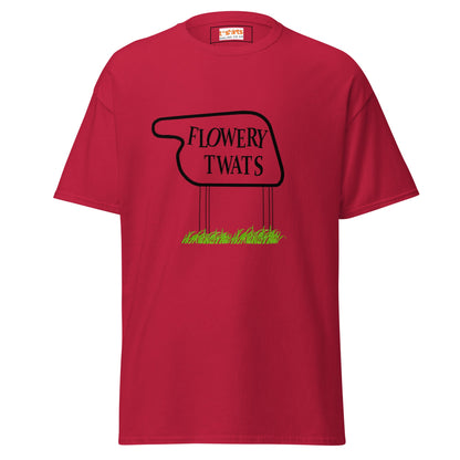 Flowery Tw#ts | Fawlty Towers T-Shirt - Cardinal - T-Shirts Online