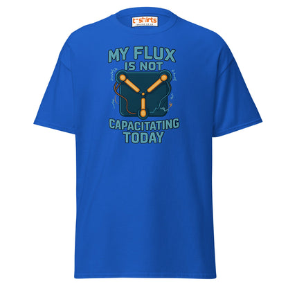 Flux Capacitor Humor Tee – Sci - Fi Geek T-Shirt - Royal - T-Shirts Online