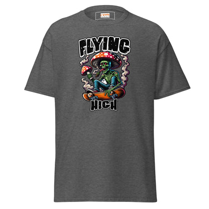 Flying High | Graphic Skateboard T-Shirt - Dark Heather - T-Shirts Online