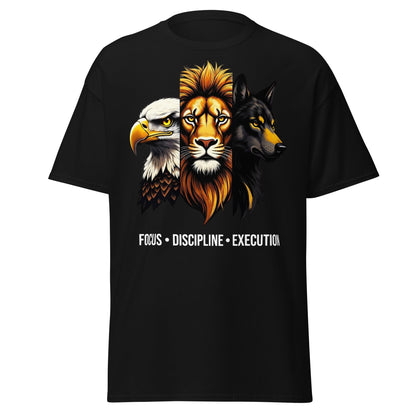 Focus Discipline Execution Trio Animal T-Shirt - Black - T-Shirts Online