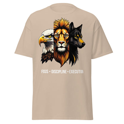 Focus Discipline Execution Trio Animal T-Shirt - Sand - T-Shirts Online