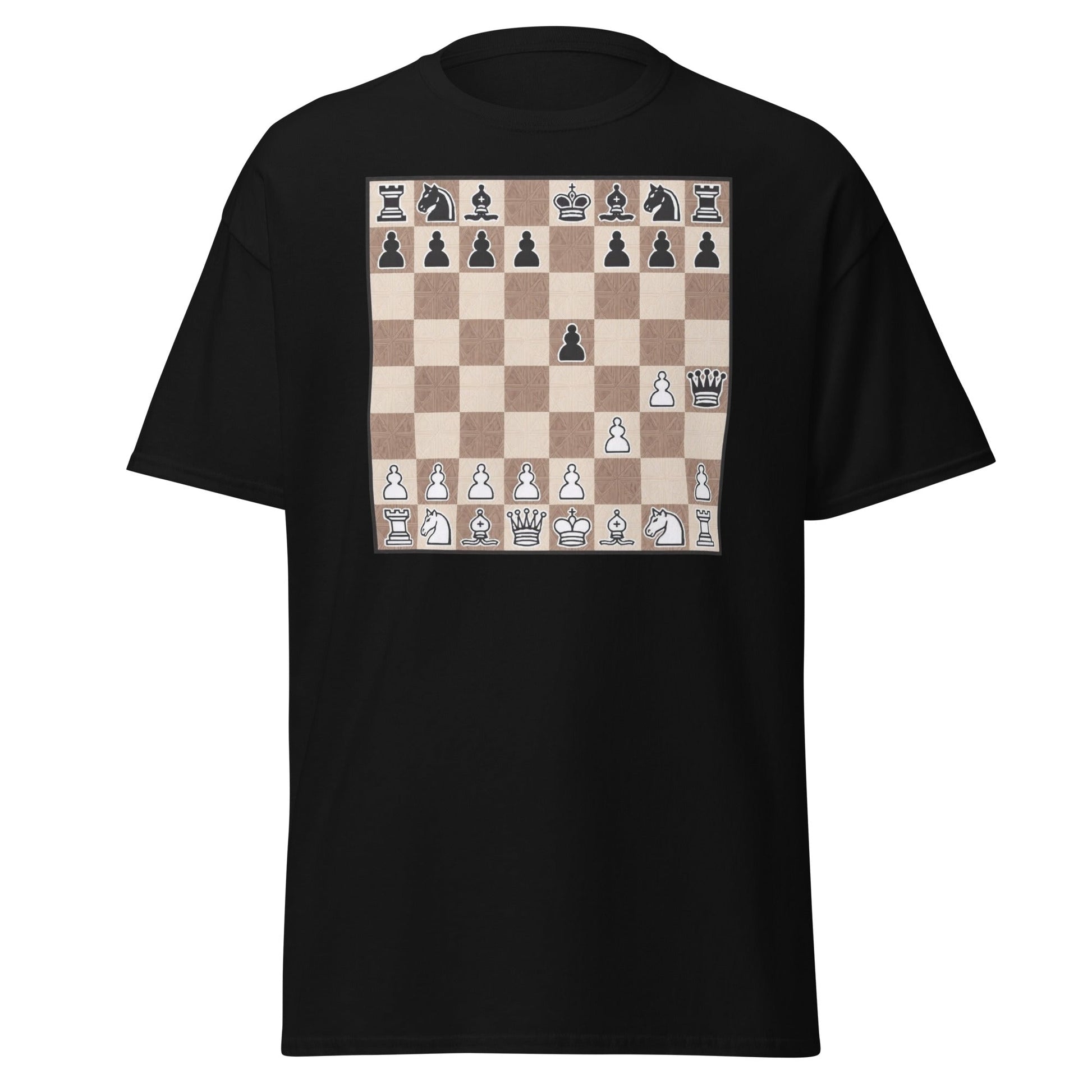 Fool's Mate Chess T-Shirt - Funny Checkmate Graphic Tee - Black - T-Shirts Online