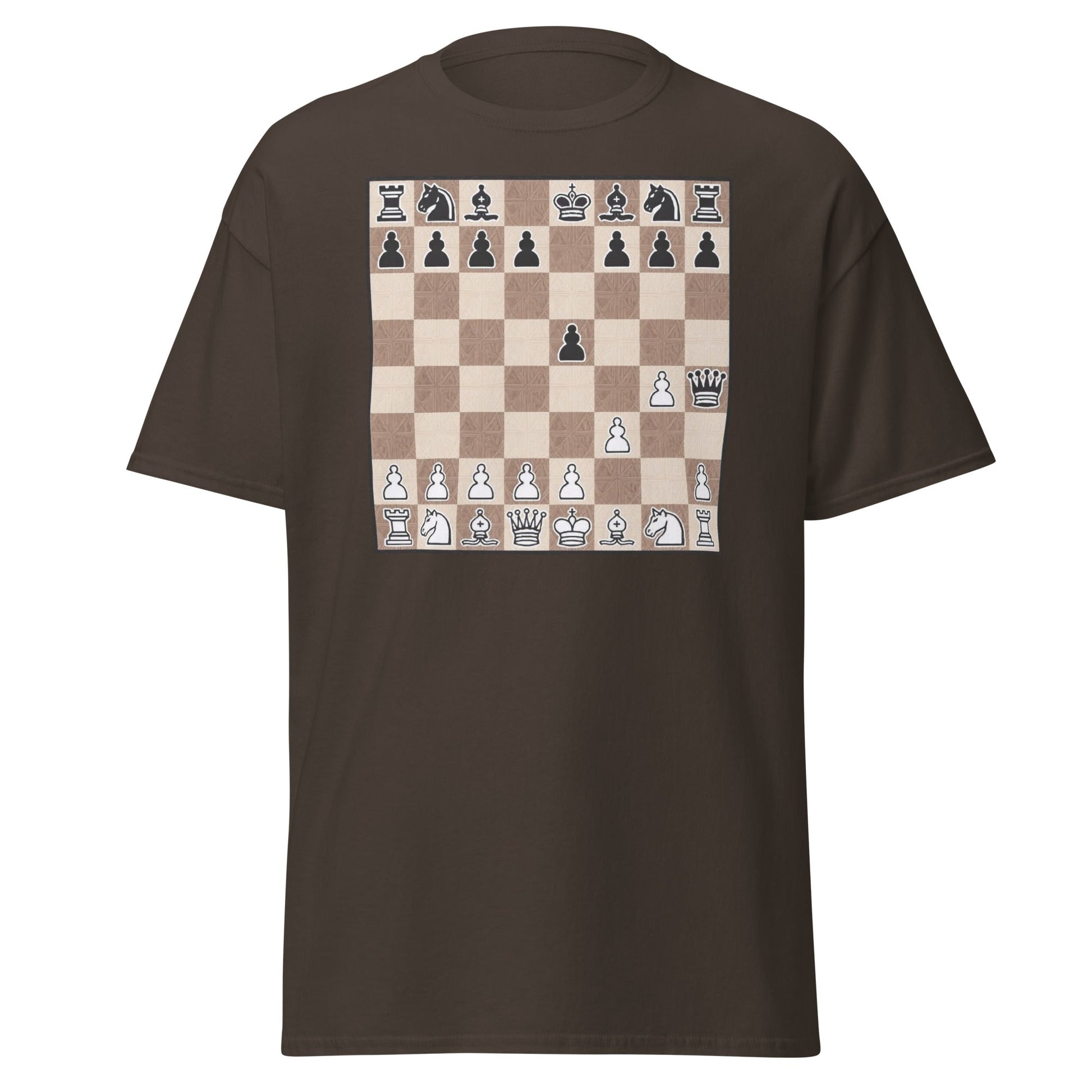 Fool's Mate Chess T-Shirt - Funny Checkmate Graphic Tee - Dark Chocolate - T-Shirts Online