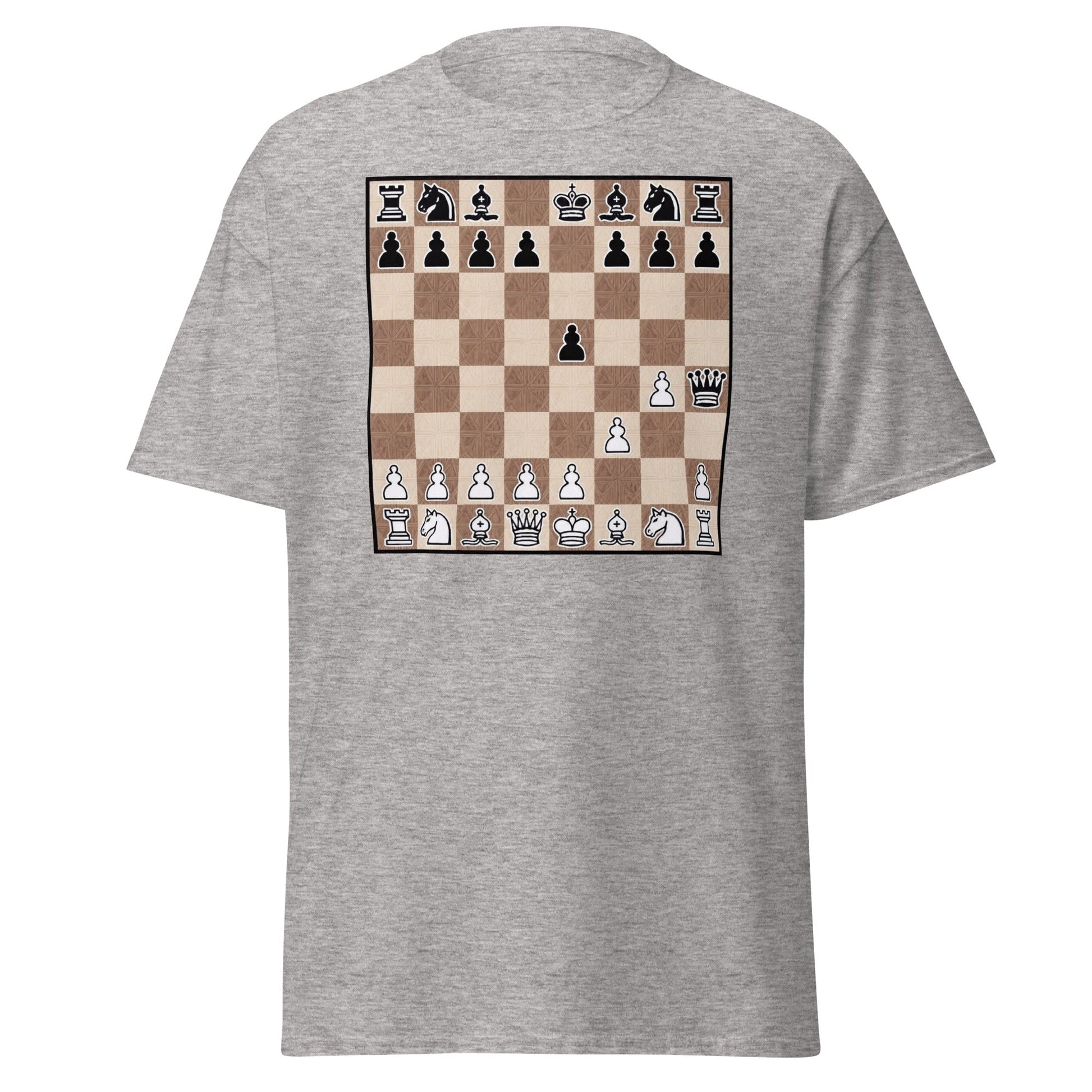Fool's Mate Chess T-Shirt - Funny Checkmate Graphic Tee - Sport Grey - T-Shirts Online