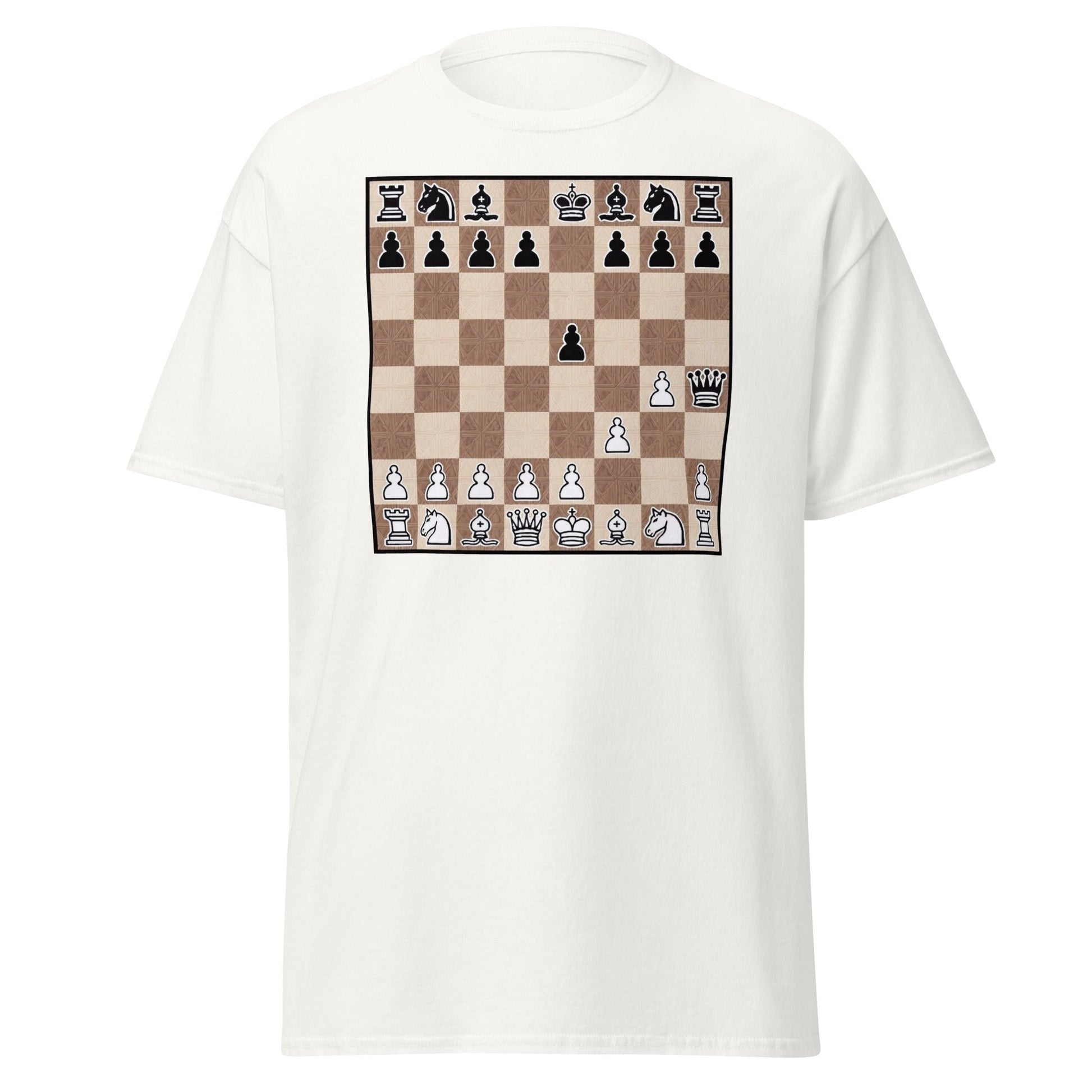 Fool's Mate Chess T-Shirt - Funny Checkmate Graphic Tee - White - T-Shirts Online