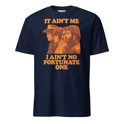 Fortunate Son T-Shirt | Creedance Clearwater Revival - Navy - T-Shirts Online