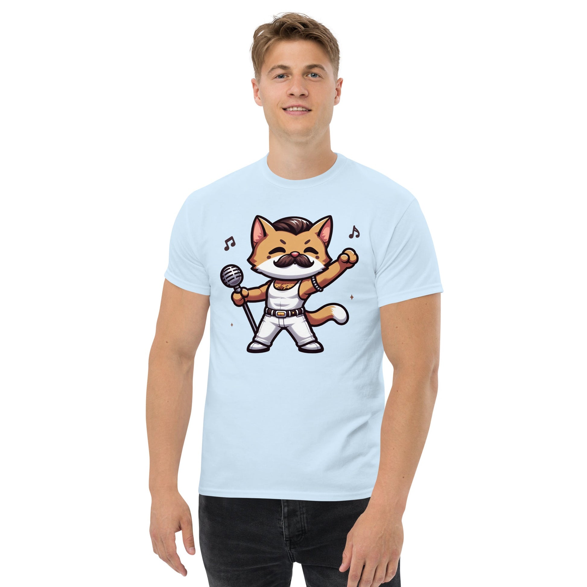 Freddie Purcury | Cat T-Shirt - Black - T-Shirts Online