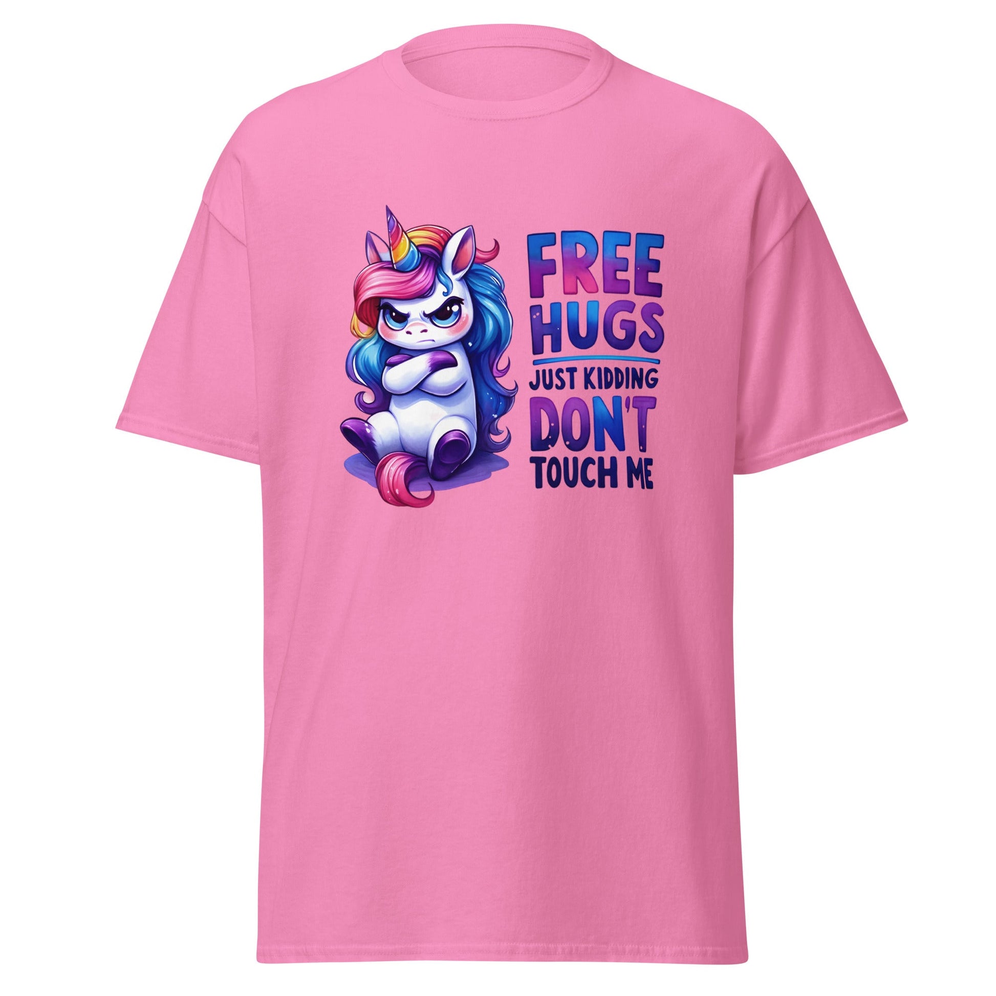 Free Hugs | Unicorn T-Shirt - Azalea - T-Shirts Online