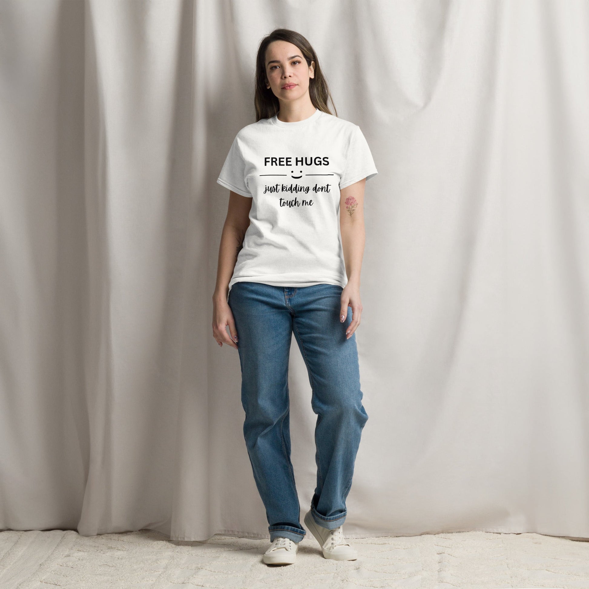 Free Hugs | Unisex classic tee - White - T-Shirts Online