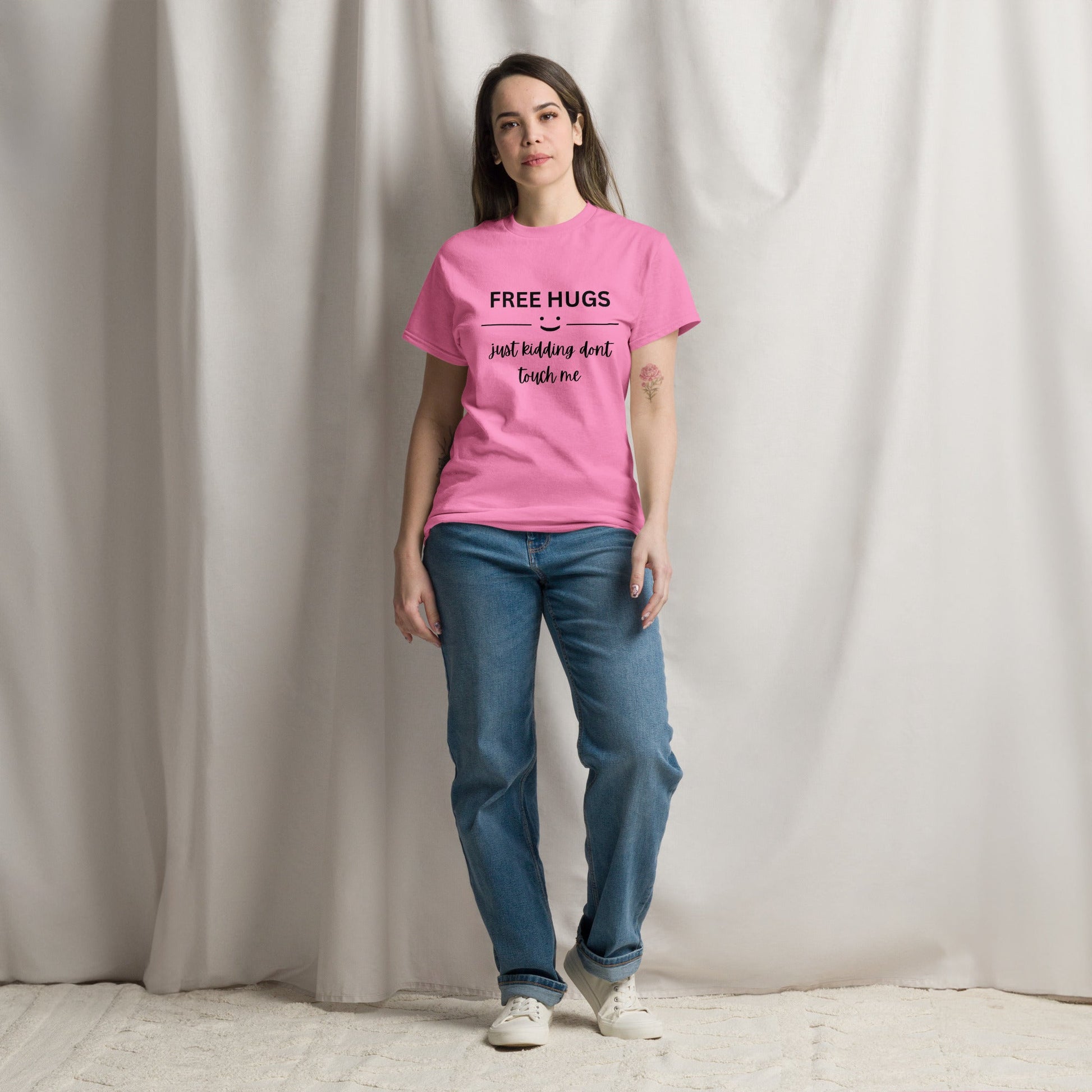 Free Hugs | Unisex classic tee - Azalea - T-Shirts Online