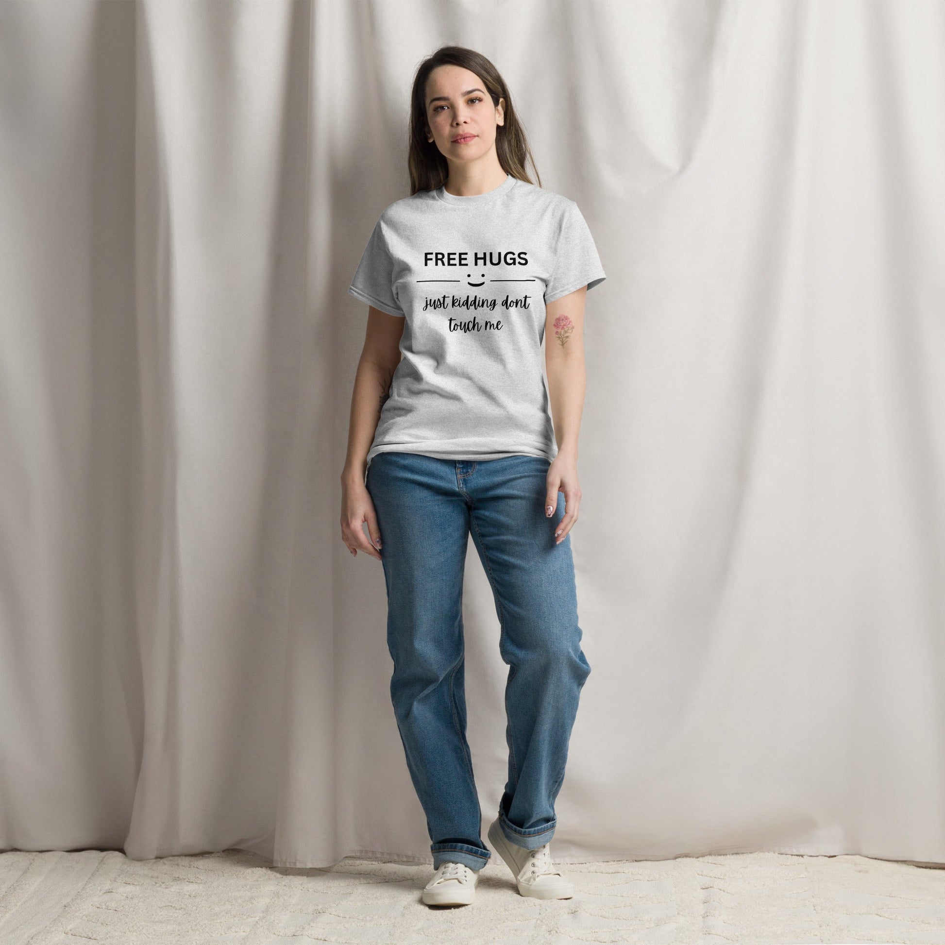 Free Hugs | Unisex classic tee - Ash - T-Shirts Online