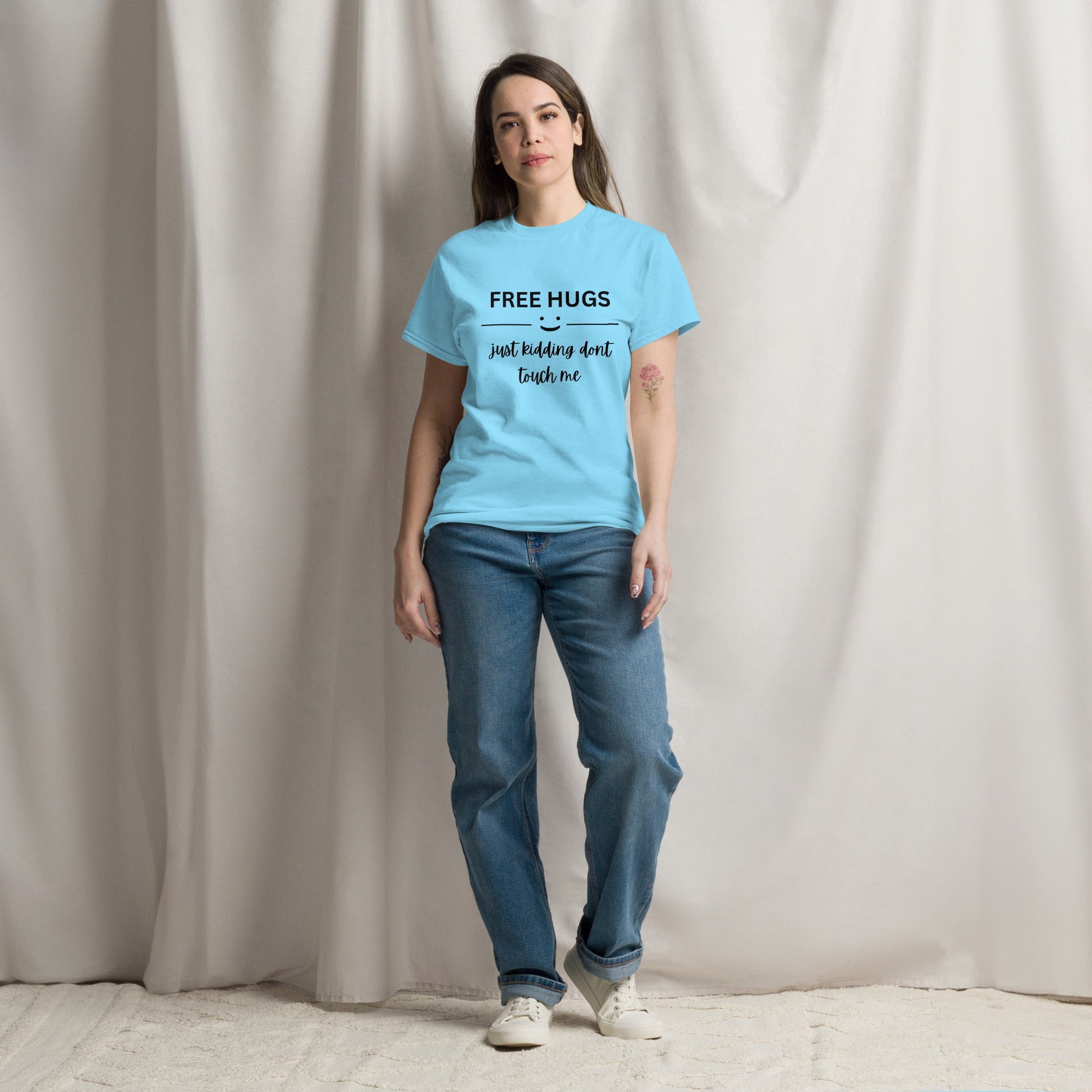 Free Hugs | Unisex classic tee - Sky - T-Shirts Online