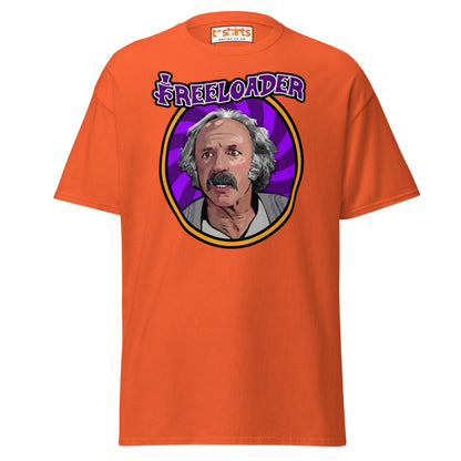 Freeloader T-Shirt – Funny Retro Humor Tee - Orange - T-Shirts Online
