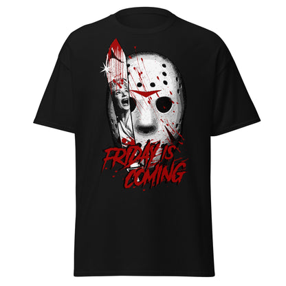 Friday Is Coming - Horror Movie T-Shirt - Black - T-Shirts Online