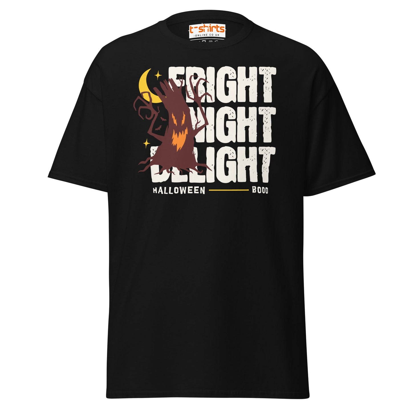 Fright Night Delight Halloween T-Shirt - Black - T-Shirts Online