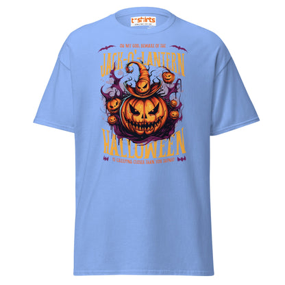 Fright Night Delight Halloween T-Shirt - Carolina Blue - T-Shirts Online