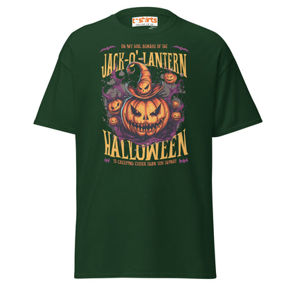 Fright Night Delight Halloween T-Shirt - Forest Green - T-Shirts Online
