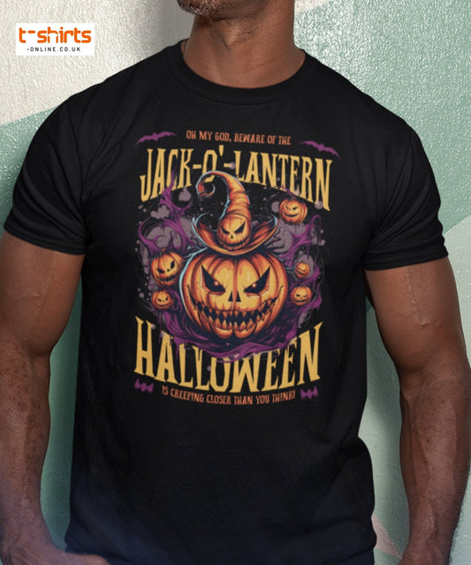 Fright Night Delight Halloween T-Shirt - Maroon - T-Shirts Online