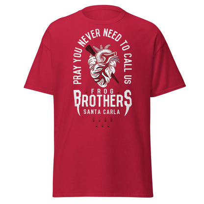 Frog Brothers Santa Carla T-Shirt | Vampire Hunter Tee - Cardinal - T-Shirts Online