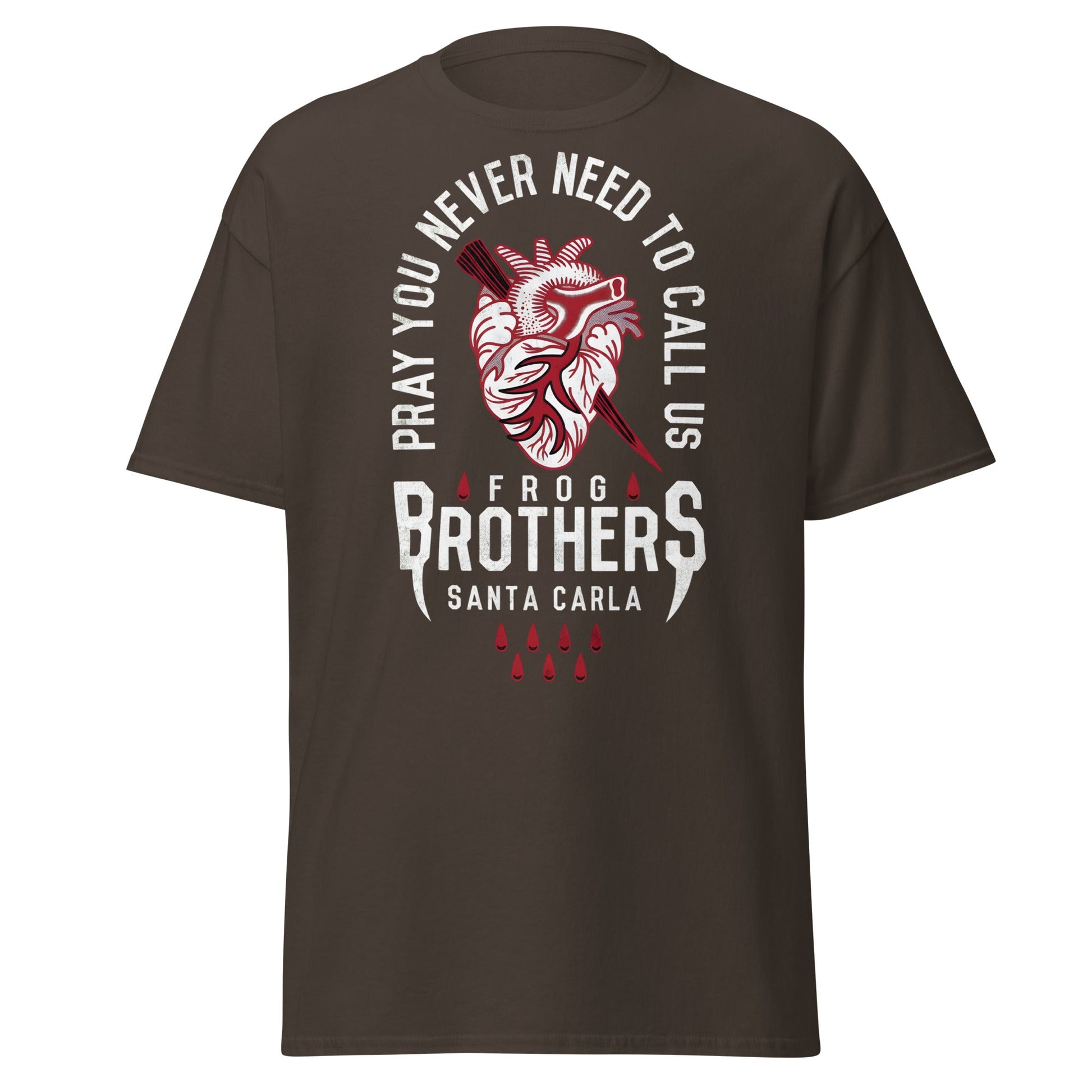 Frog Brothers Santa Carla T-Shirt | Vampire Hunter Tee - Dark Chocolate - T-Shirts Online