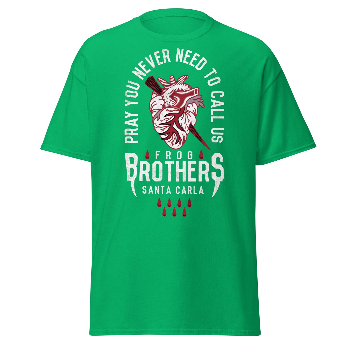 Frog Brothers Santa Carla T-Shirt | Vampire Hunter Tee - Irish Green - T-Shirts Online