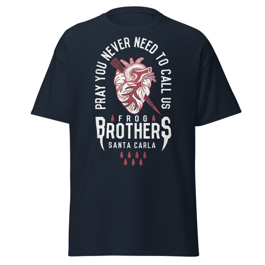Frog Brothers Santa Carla T-Shirt | Vampire Hunter Tee - Navy - T-Shirts Online