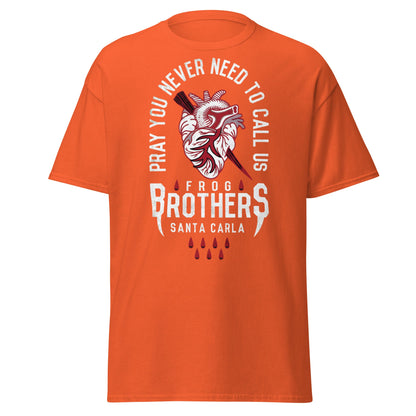Frog Brothers Santa Carla T-Shirt | Vampire Hunter Tee - Orange - T-Shirts Online