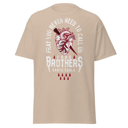 Frog Brothers Santa Carla T-Shirt | Vampire Hunter Tee - Sand - T-Shirts Online