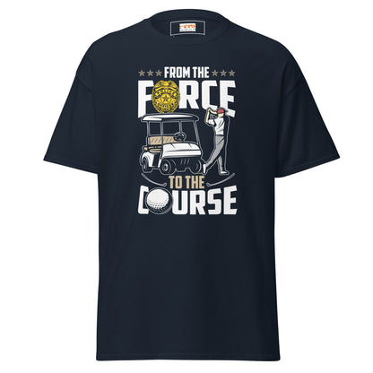From the Force to the Course | Police T-Shirt - Navy - T-Shirts Online