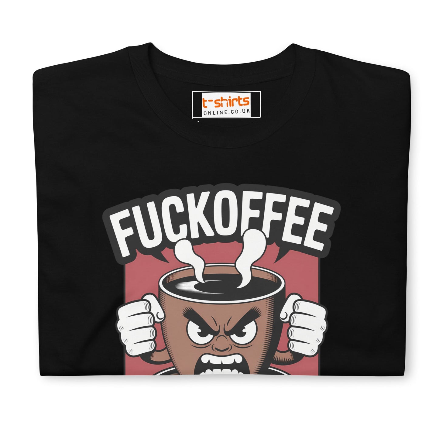 Fuckoffee T-Shirt | Funny Adult Humor Tee - Black - T-Shirts Online
