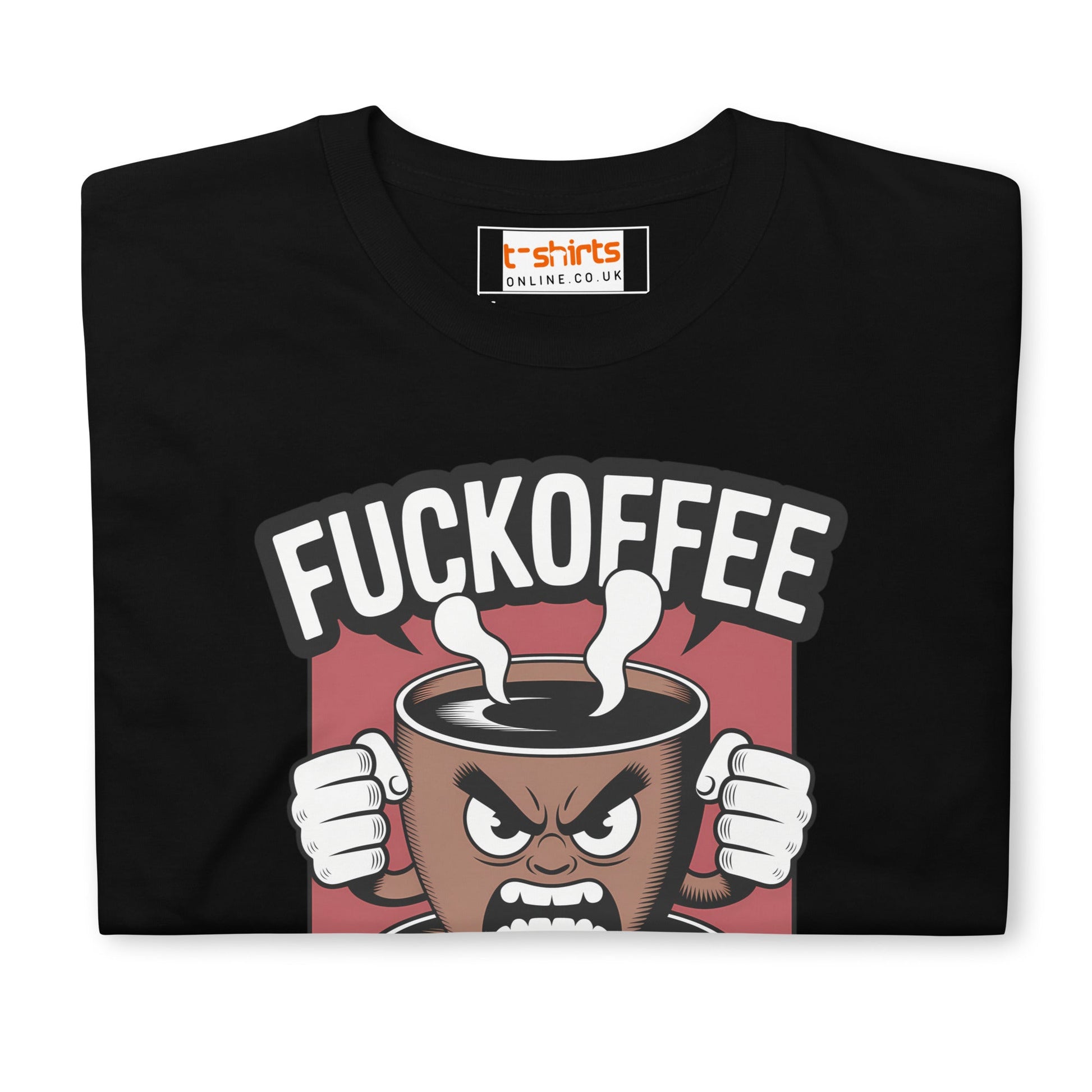 Fuckoffee T-Shirt | Funny Adult Humor Tee - Black - T-Shirts Online