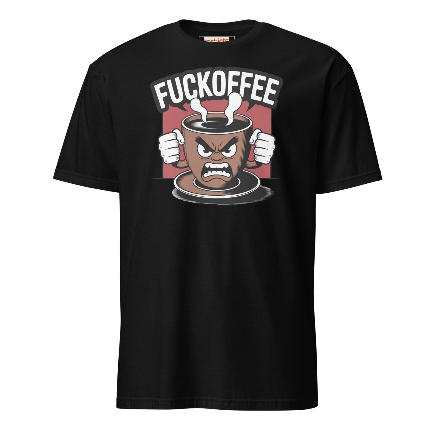 Fuckoffee T-Shirt | Funny Adult Humor Tee - Black - T-Shirts Online