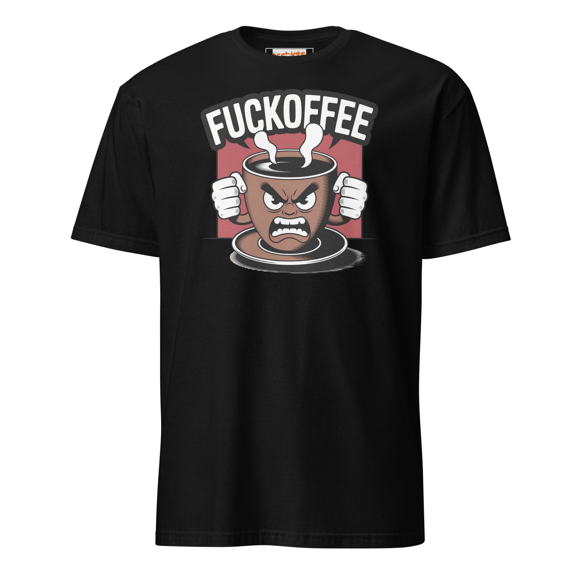 Fuckoffee T-Shirt | Funny Adult Humor Tee - Black - T-Shirts Online