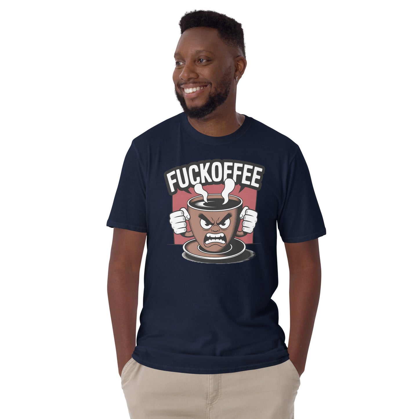 Fuckoffee T-Shirt | Funny Adult Humor Tee - Black - T-Shirts Online