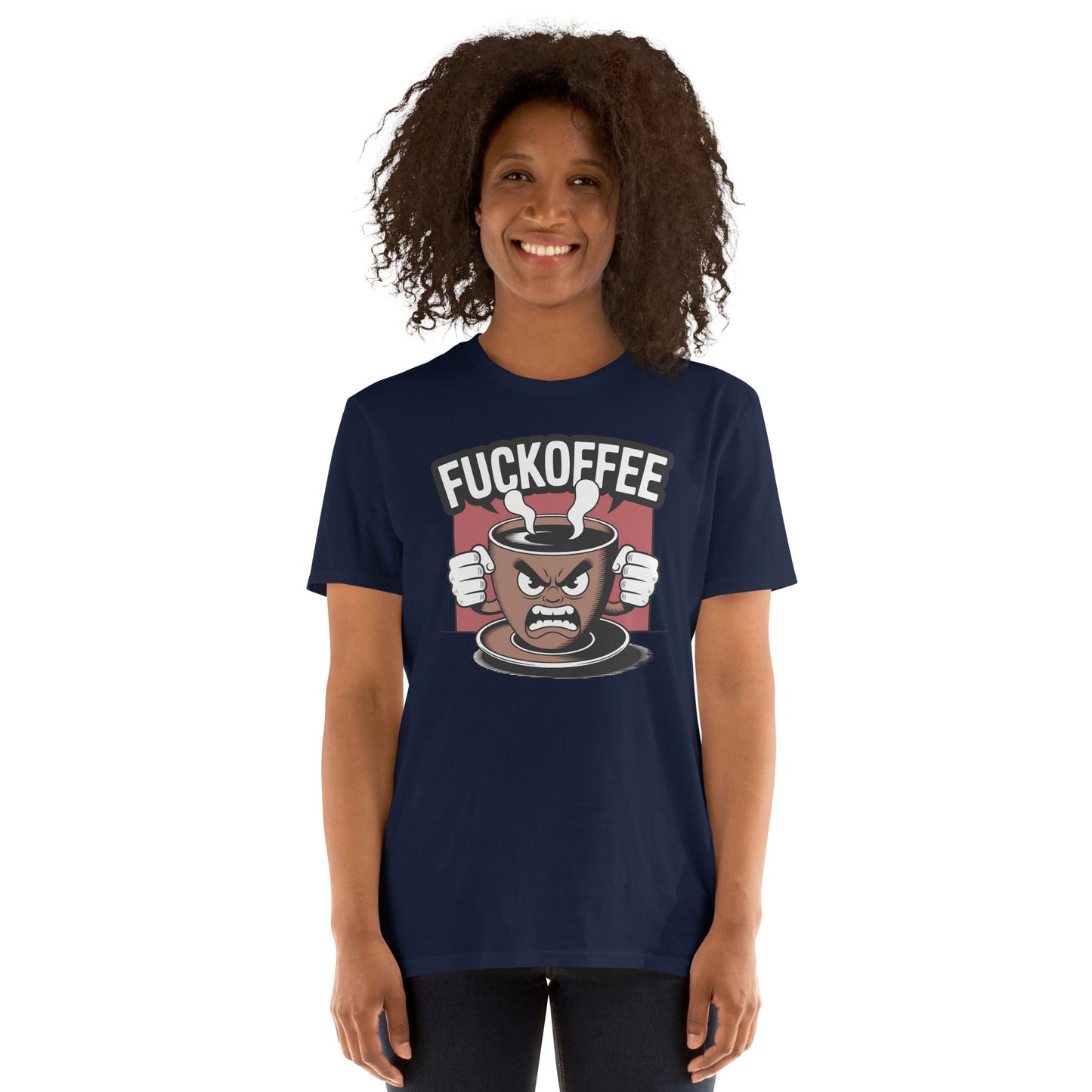 Fuckoffee T-Shirt | Funny Adult Humor Tee - Black - T-Shirts Online